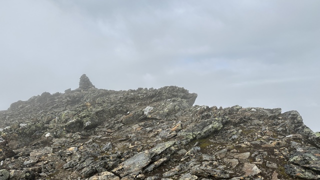 I reached the top! But there's nothing to see here.