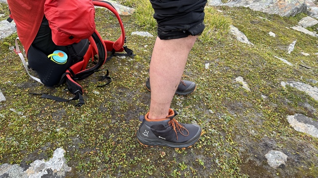 Just snapped a photo showing my water filled shoes. I'll admit I was a bit underprepared.