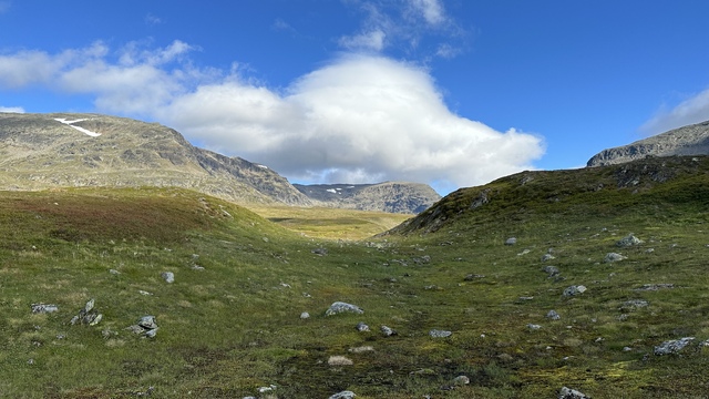 The view up Viterskalet from Syterskalet.