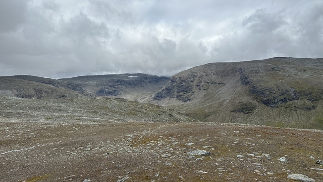 The view towards Södra Sytertoppen.