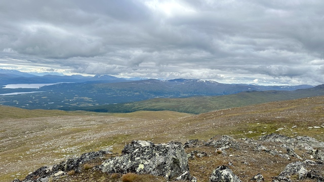 Looking down on Umeälven.